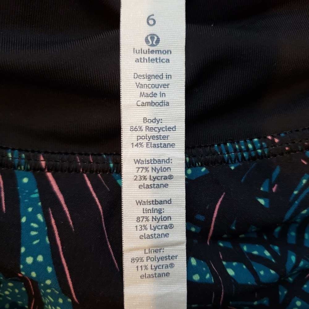 Lululemon Speed Short 4-Way Stretch Size 6 - Picture 4 of 4